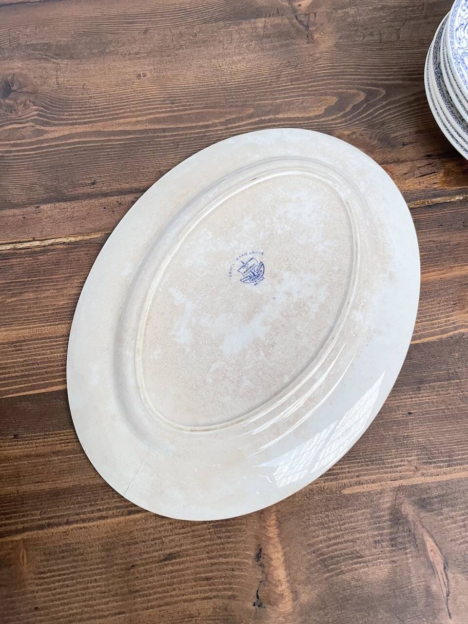 Set of 23 pieces of Marie Louise ironstone service