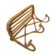 Rattan coat rack