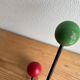Vintage ball coat rack / hook in colours
