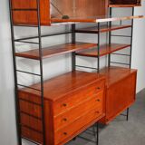 Scandinavian wooden bookcase from the 1960s