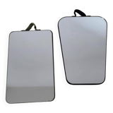 2 Small different velvet mirrors