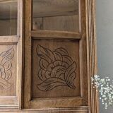 Parisian Art Deco glass cabinet