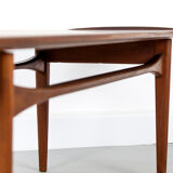 Fd503 teak coffee table by tove & edvard kindt-larsen for france & son, 1950