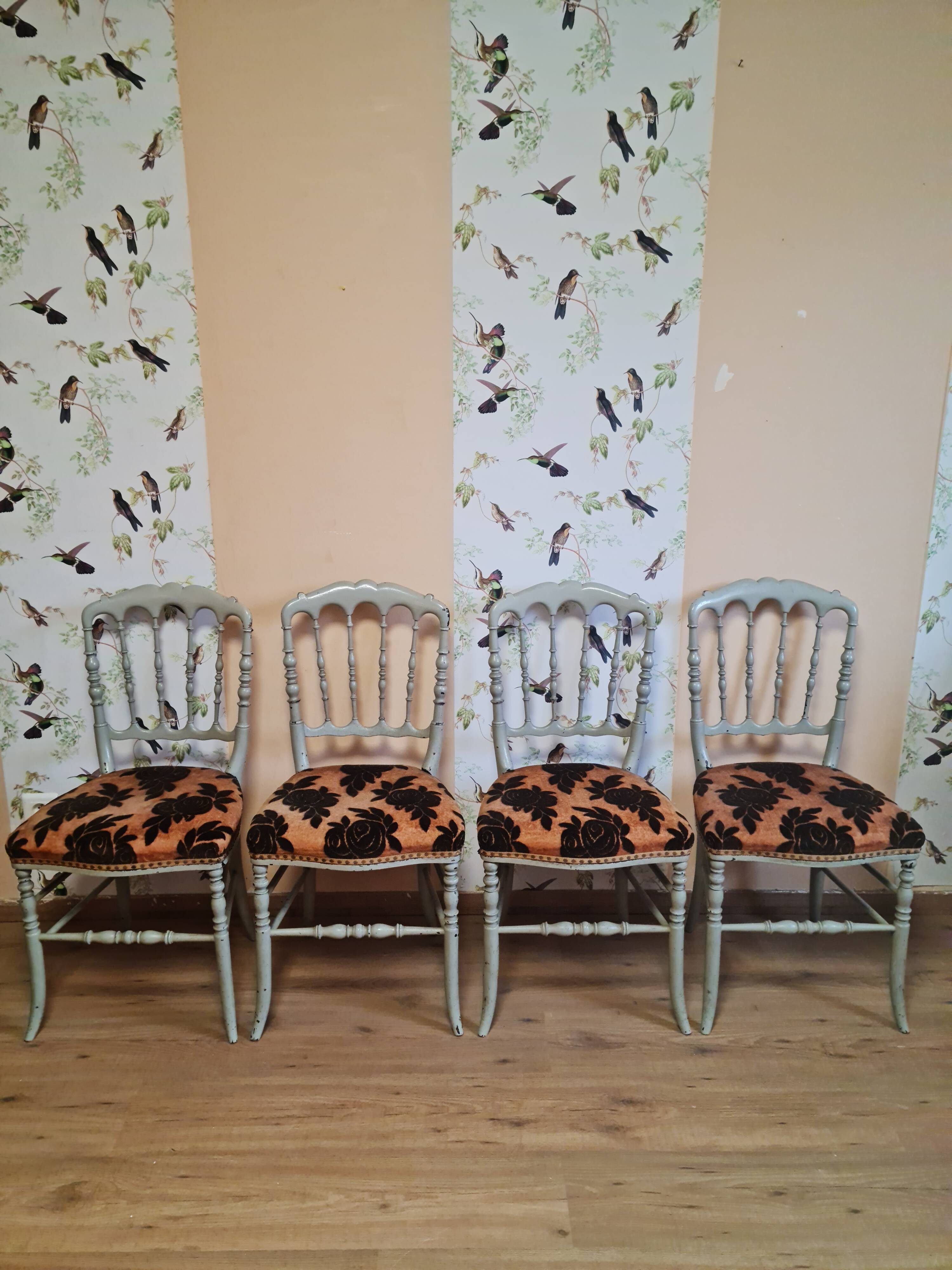 4 Napoleon 3 chairs