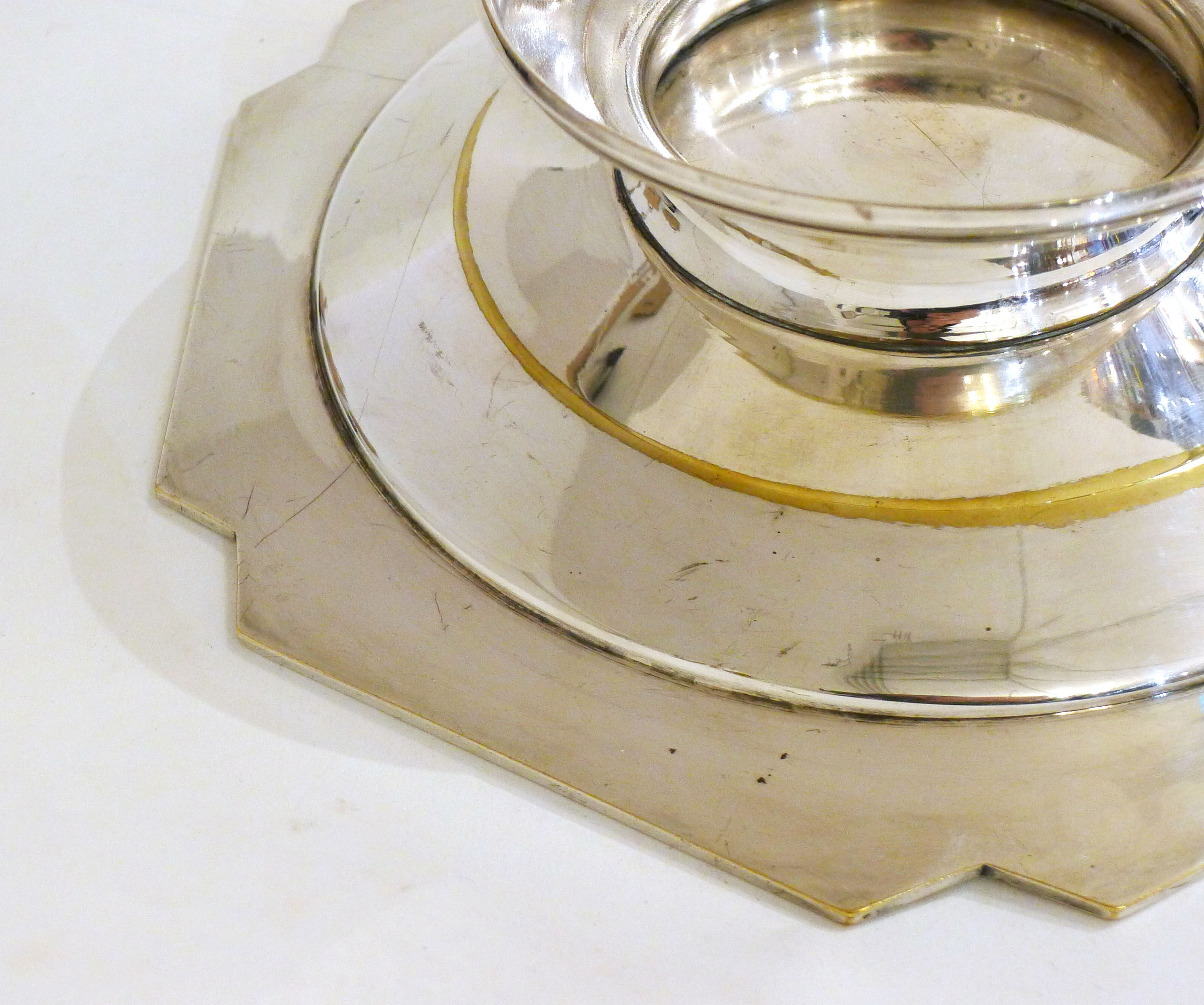 Art Deco silver standing cup
