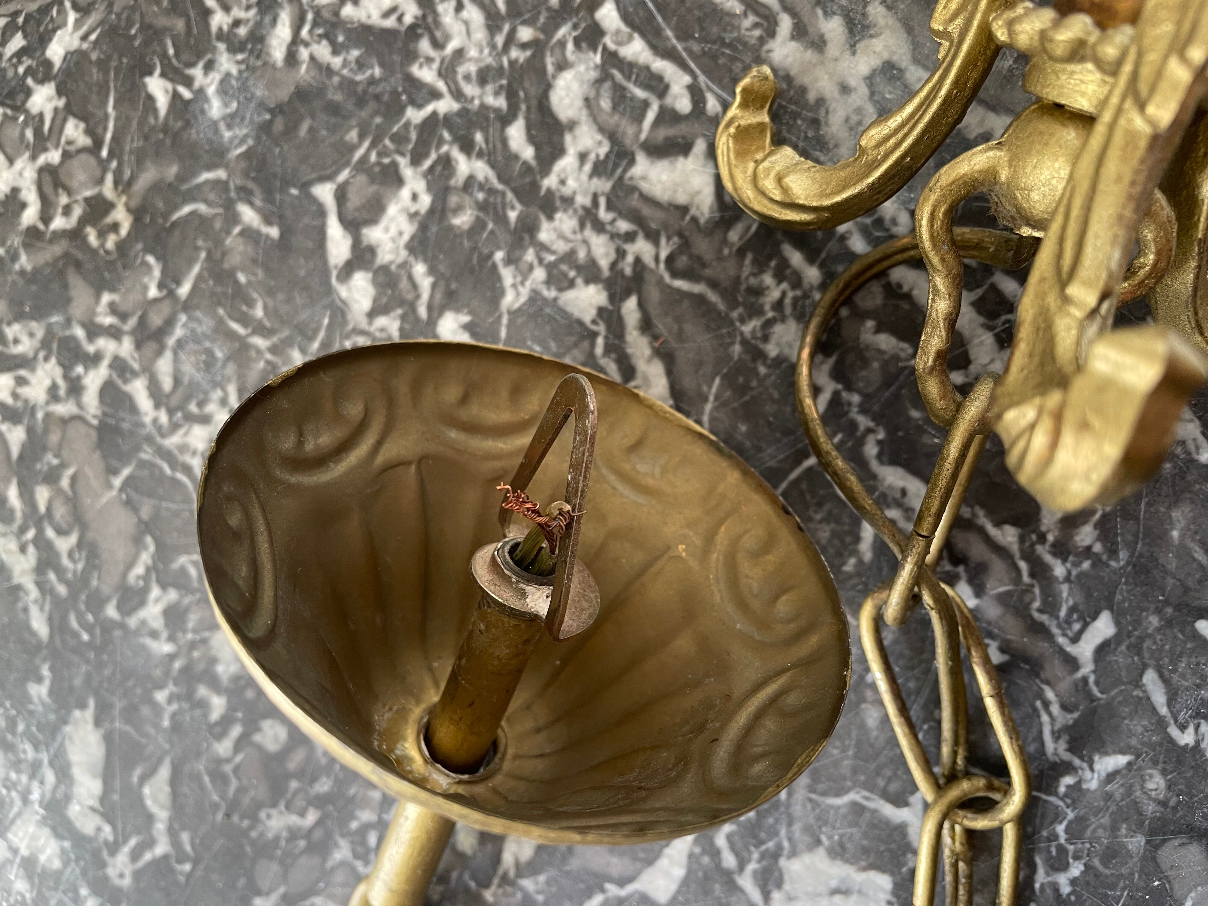 Diamond tip chandelier