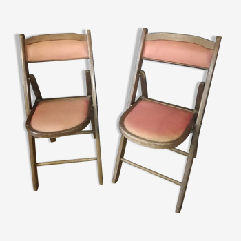 Paire de chaises années 30