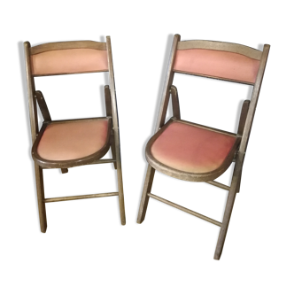 Paire de chaises années 30