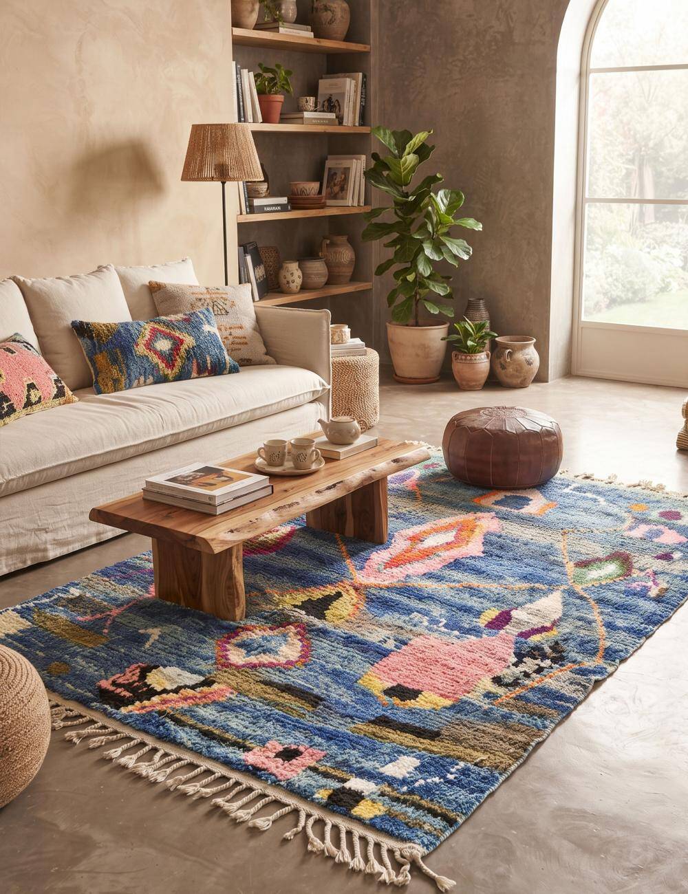 Tapis Berbère Boujad - 260 x 205 cm