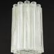 Cylindrical suspension with crystal glass by Doria, Germany, 1960s