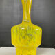 Vase à anse vintage en pâte de verre mouchetée 