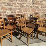 Lot 20 vintage mismatched bistro chairs