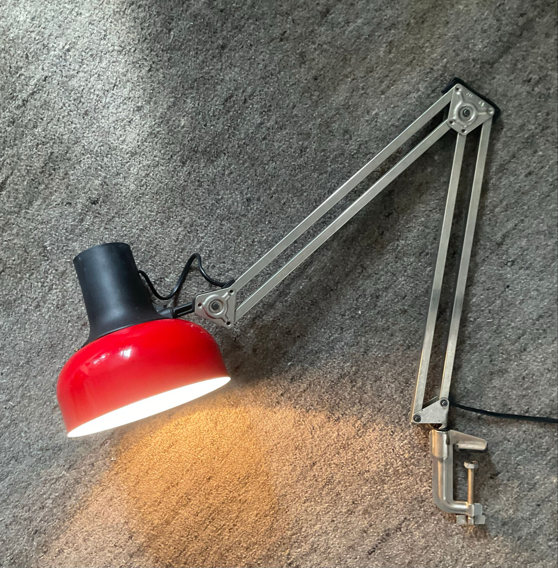 Industrial lamp P12 by Lival Finland from the 1970s.