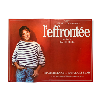Original cinema poster "L'Effrontée" Charlotte Gainsbourg 37x49cm 1985
