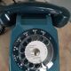 vintage blue telephone socotel