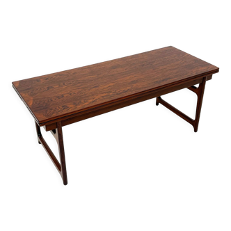 Danish extendable rosewood coffee table