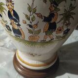 Moustiers earthenware lamp base