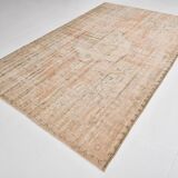 Tapis turc Aea beige et orange pâle