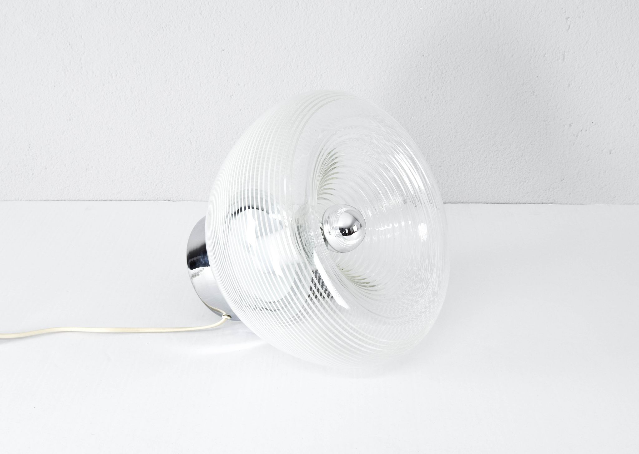 Rystal table lamp, Italy 60s