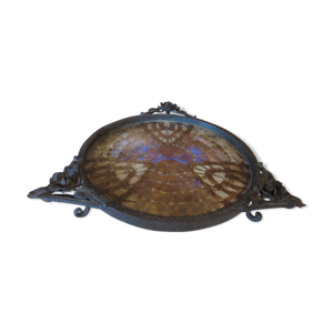 Plateau art nouveau ailes