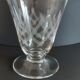 Set of 6 wine glasses on feet engraved years 50-60