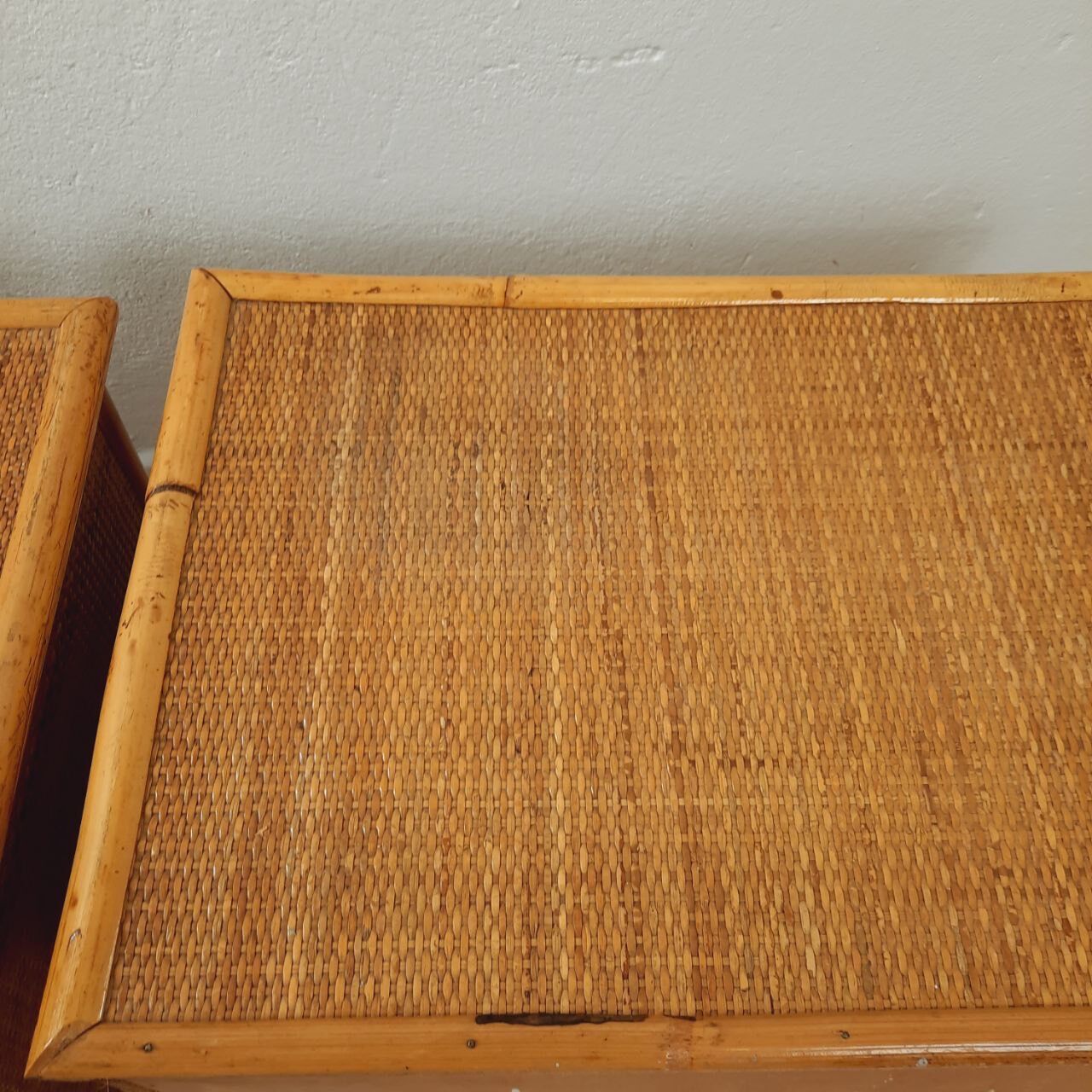 Vintage bamboo bedroom, Dal vera, wicker