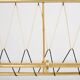 Golden coat rack from the 20th century, Germany, Europe, 1960s.