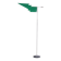 2000s wind sculpture/weathervane by Afra Scarpa and Tobia Scarpa, telescopic pole and stainless steel counterweight, green metal windvane for Dimensione Disegno