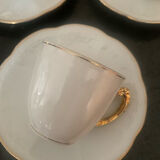 Set of 6 coffee cups and saucers