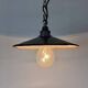 Industrial Green Enamel Light, 1950s