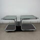 Chrome and smoked glass coffee table from the 70s.