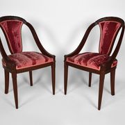 Art Deco Salon by Paul Follot in pink velvet, circa 1920
