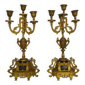 Paire de candélabres - branches