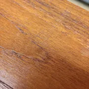 Teak desk design by Nanna Ditzel and Ed Soren Willadsen, 1955.