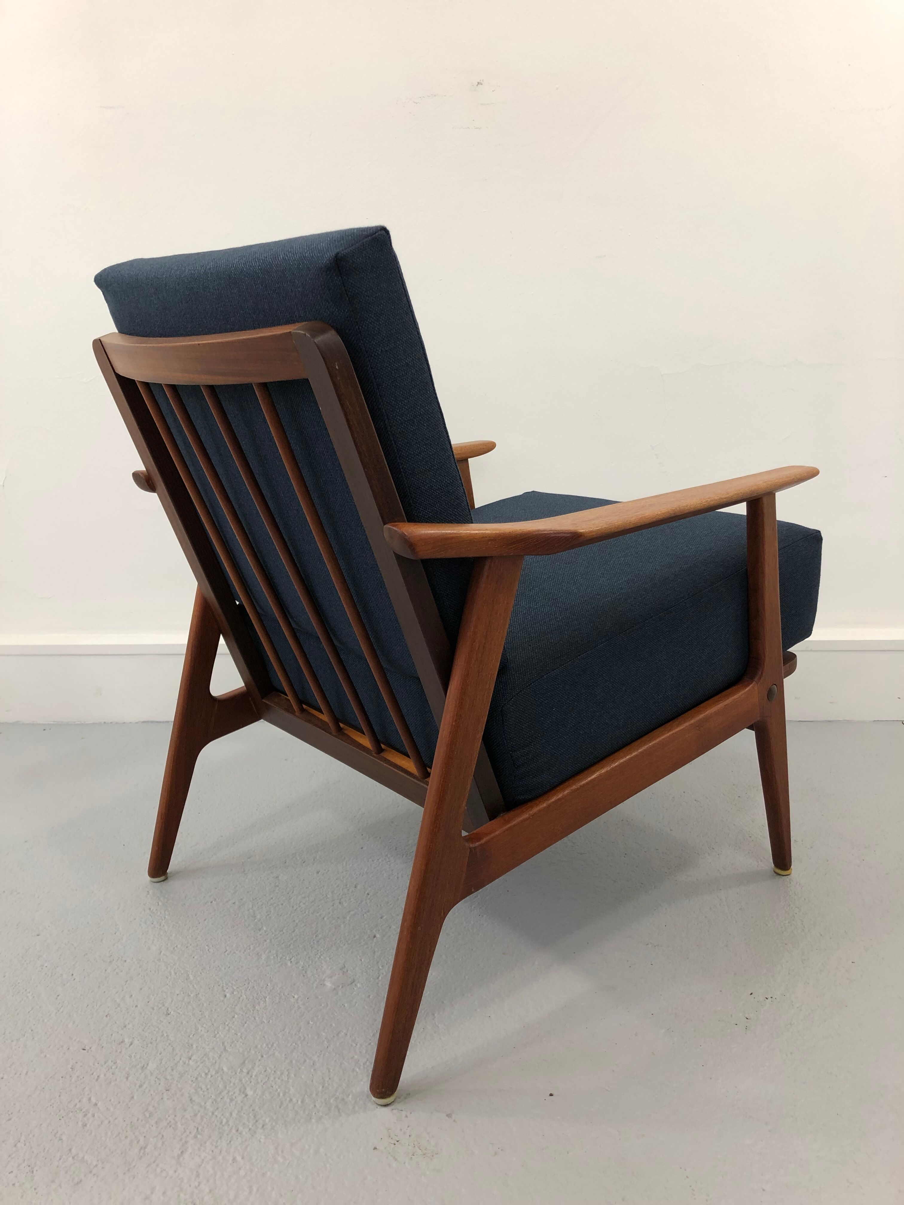 Vintage danish teak lounge chair, 1970s