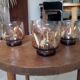 Set of 4 glasses "Tivoli" 70s glass of Arques Luminarc