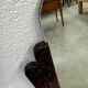 Art Deco mirror in carved oak – 1930s – 102 x 78 cm