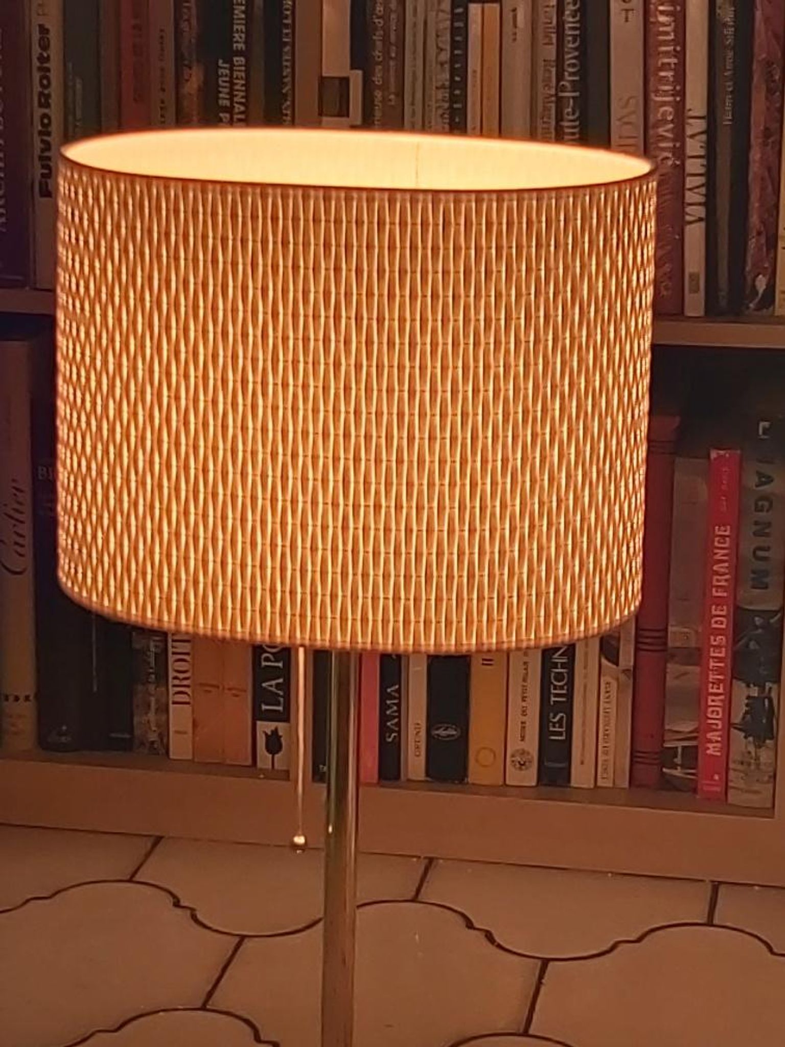 Lampe design laiton Sergio Bernardi Milano