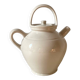 Antique Digoin earthenware teapot