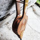 Old wooden & leather bellows