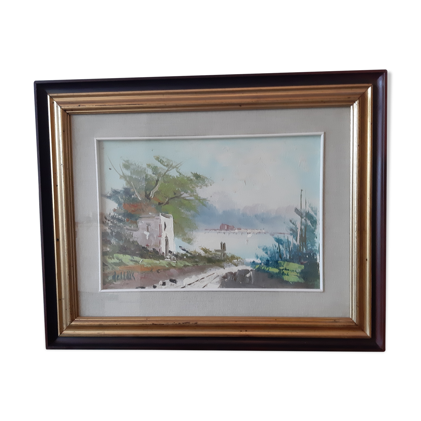 View of Venice, signed G. de Lillis mid-20th century