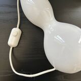 Pair of blown glass lamp bases