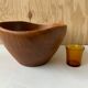 Saladier en teck scandinave