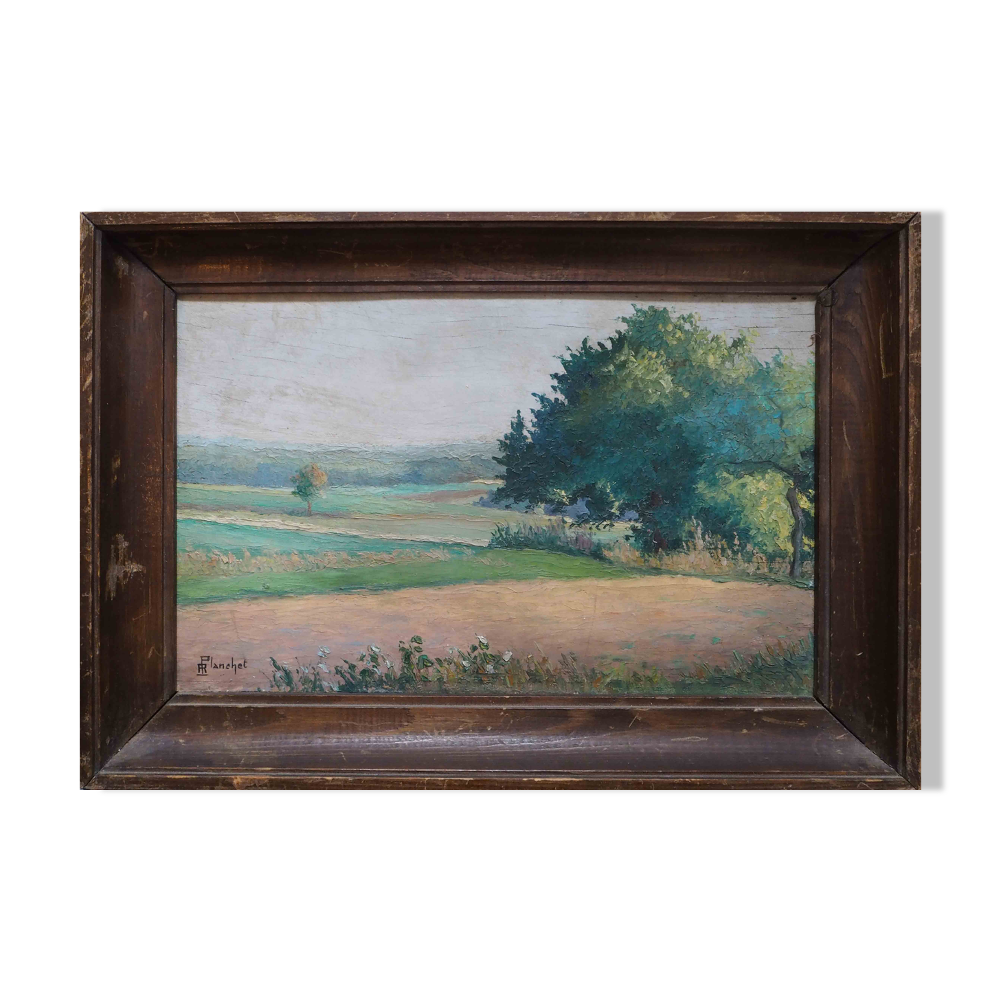 HSP Table Country Landscape by R. Planchet + frame