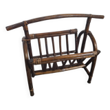 Bamboo magazine rack