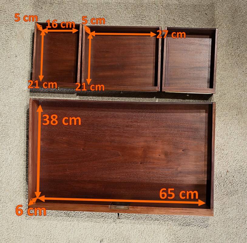 Rare Small Cylinder Desk and Showcase, Louis XVI style – Mid-19th century