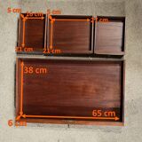 Rare Small Cylinder Desk and Showcase, Louis XVI style – Mid-19th century