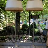 Pair of tripod lampposts 1960