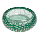 Aquamarine Bullicante Murano Glass Ashtray - Trinket Bowl