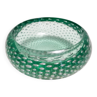 Cendrier en verre de Murano Bullicante aigue-marine - Vide-poches
